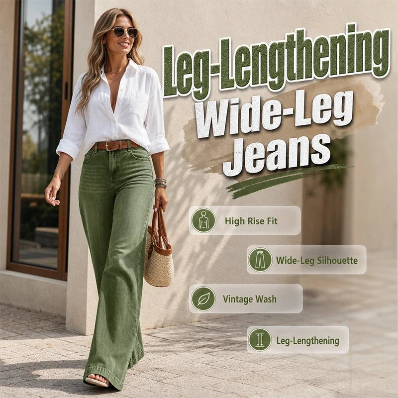 Vintage High-Waisted Wide-Leg Jeans